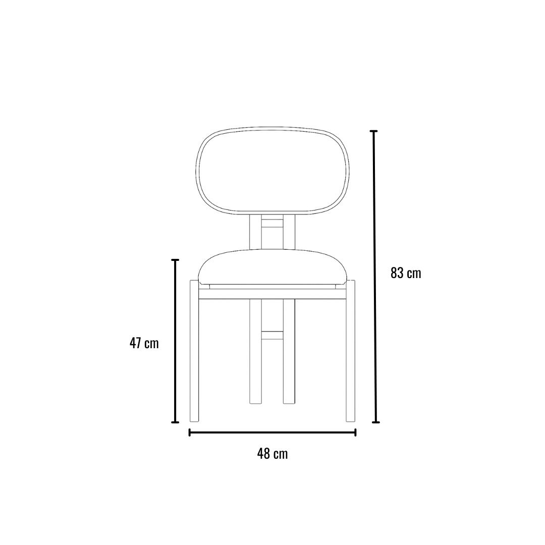 Stolička Muriz - 4966, béžová
