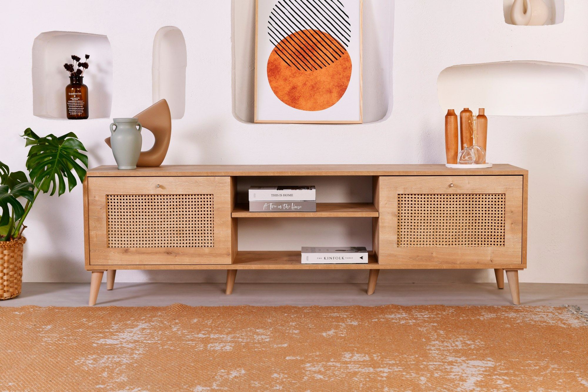 TV skrinka Hazeran 180, dub